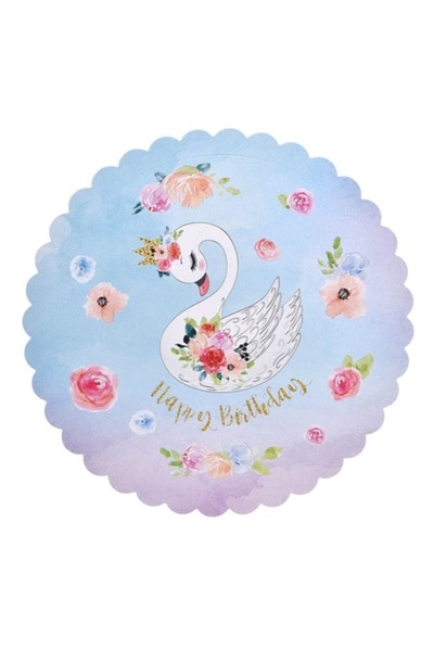 SHOPIENS Поставка за торта Little Swan Shopiens®, картонена, 29 см