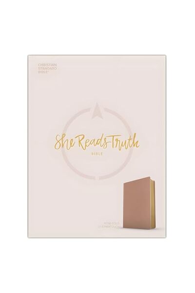 LifeWay Christian Resources Csb She Reads Truth Bible Rose Gold Leathertouch