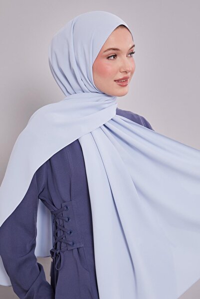 Levidor Baby Blue Plain Trend Shawl