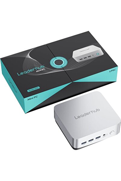 Leaderhub Mini PC i5-12450HX 16GB DDR4 512GB M.2 NVMe SSD, Mini Bilgisayarlar