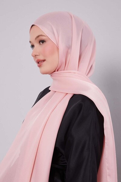 Levidor Pink Plain Premium Evening Dress Shawl