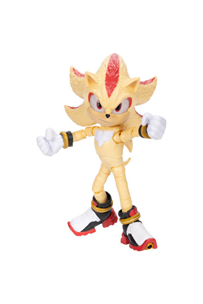 Jakks Pacific Sonic the Hedgehog 3 Aksiyon Figürleri Süper Shadow 13 cm