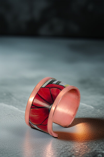 OSMANLI GÜMÜŞ خاتم نحاسي نسائي - خاتم طباعة خاصة موديل كلارا