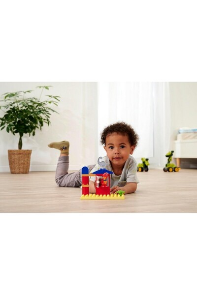 BIG 13-piece Clubhouse building set with Dino Ranch and Dino Flash, multicolor, BIG