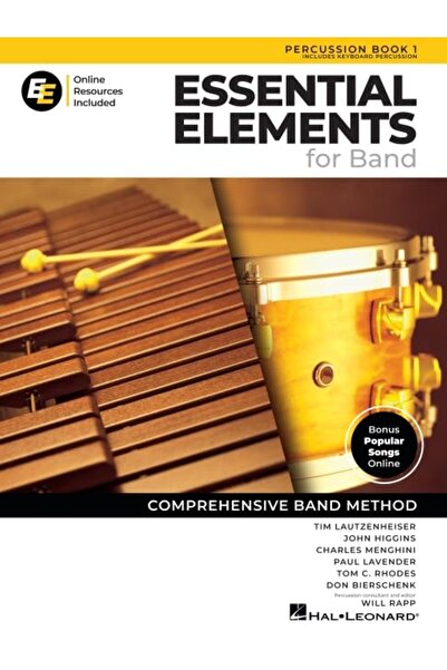 Hal Leonard Publishing Corporation Essential Elements For Band Percussion Boo...