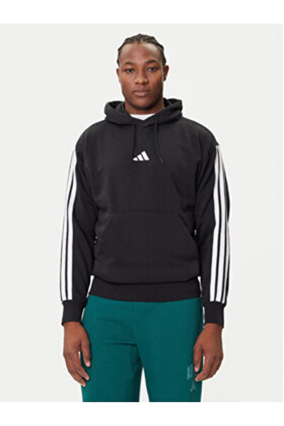 adidas Men's Sweatshirt Multicolor SPORTSWEAR-JE6297 BLACK/WHITE