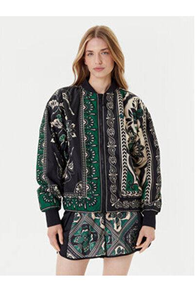 adidas Women's Transitional Jacket Multicolor SPORTSWEAR-JL8622 BLACK/AMAGRN/SANSTR