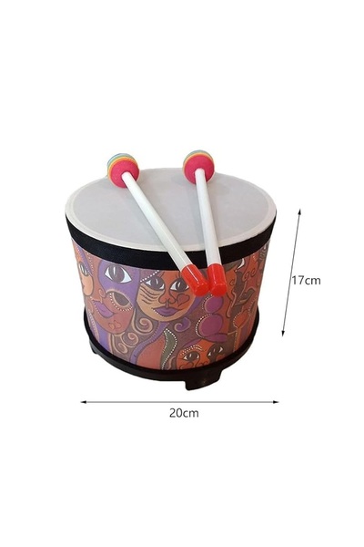 MegArya Floor Tom Drum with Deep Resonant Sound – Percussion Drum for Drum Sets & Musical Toy