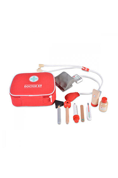Moni 9-piece wooden medical kit set Emergency Set