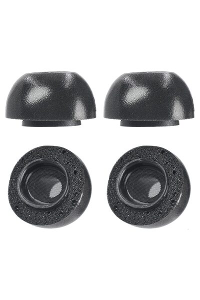 PadForce Set de 4 dopuri de urechi din spumă cu memorie pentru căștile AirPods Pro - Negru, M