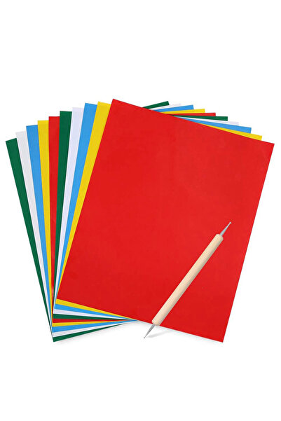 Choice 10 قطع من ورق نقل التطريز مع قلم منقوش بغرز متقاطعة من الكربون القابل ...