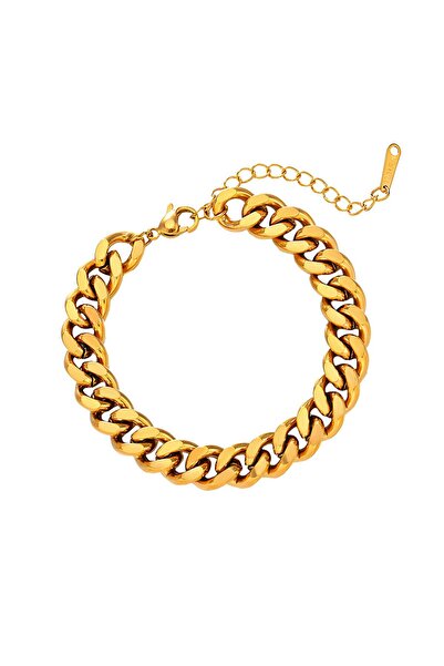 Inovius - Brățară de Damă, Infinity Links, Otel Placat cu Aur 18K - 87354-0