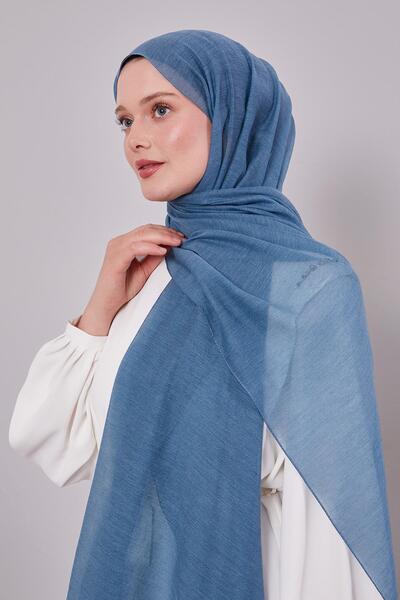 Levidor Midnight Blue Arlyn Plain Shawl