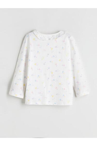 LC Waikiki Set de pijamale pentru fete cu model de inimă (W5)