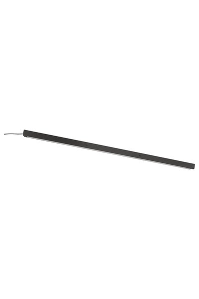 IKEA ÖVERSIDAN LED Wardrobe Lighting Strip with Sensor, Dimmable Dark Grey, 96 cm