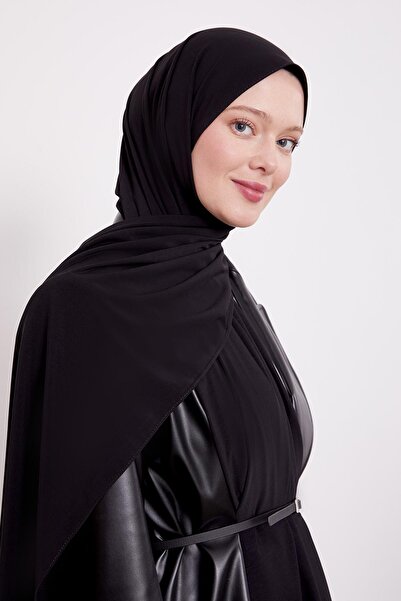 Levidor Black Plain Sandy Shawl