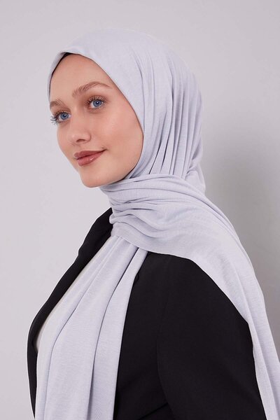Levidor Gray Modal Combed Cotton Shawl