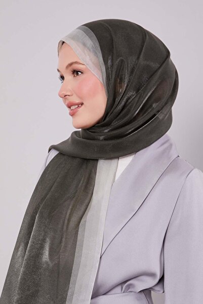 Levidor K.Yeşil Renk Geçişli Kehribar Şal