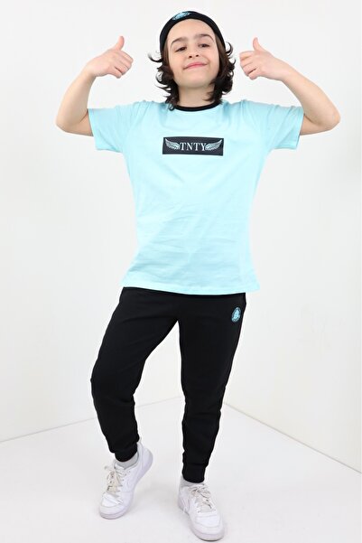 Toontoy Boy's Printed Triple Tracksuit Set