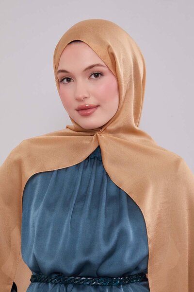 Levidor Copper Plain Premium Evening Dress Shawl