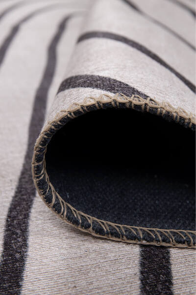 ARTLOOP Funk Şönil Dokuma Pamuk Polyester Beyaz Halı AL 424