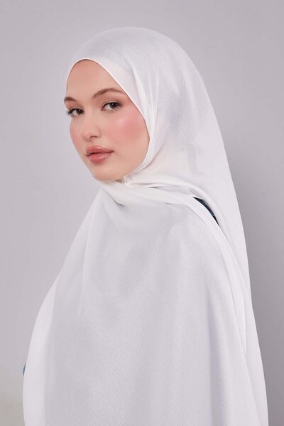 Levidor Ecru Plain Premium Evening Dress Shawl