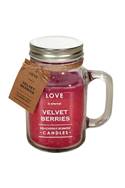 SHOPIENS Lumânare de Crăciun Shopiens®, Borcan cu Capac și Mâner, Fructe de p...