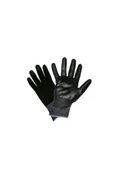 Garage Meister Work gloves 51642N, with reinforced polyurethane palm, black color, apple