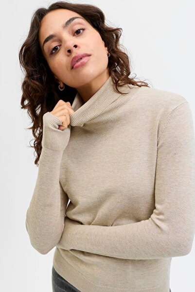 Jack & Jones Women's High Neck Long Sleeve Sweater - Ada