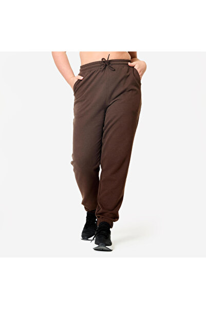Decathlon Domyos Women's Sweatpants - Light Tempo Running - Brown