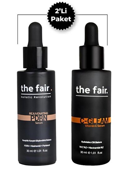 the fair. PDRN (Somon DNA) Serum 30 ml Cilt Serumu ve C Gleam 30 ml Cilt Serumu