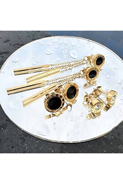 Inovius - Cercei Auric Roman, Otel Placat cu Aur 18K - 87721-0