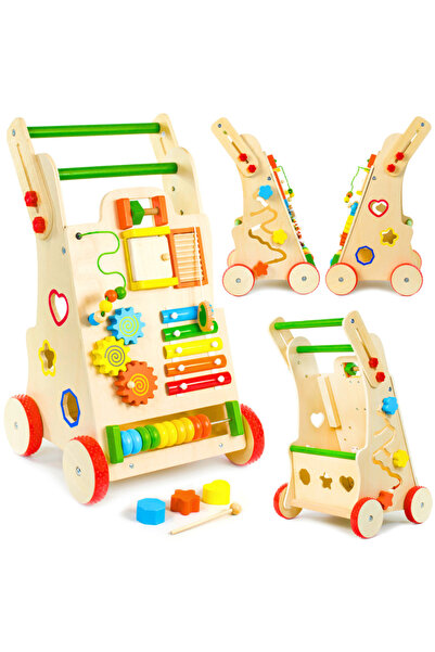 Other cadou pentru prima aniversare: un cărucior, un premergător de lemn, o p...