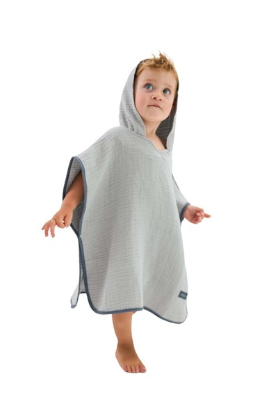 miniboni 4 Katlı Müslin Bebek Pançosu – Banyo ve Plaj Kullanımı