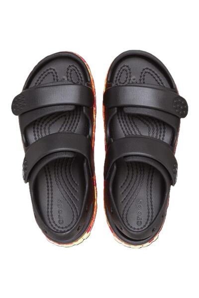 Crocs Dětské pantofle Crocband Cruiser Flames Sndl K CR211268-001 Jednobarevné-23-24