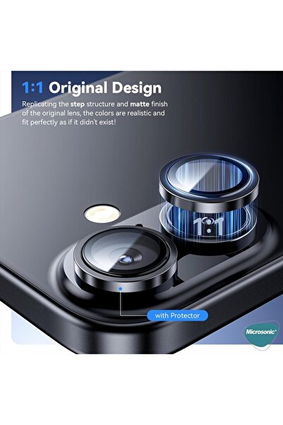 OSG iPhone 17 Compatible Premium Color Matching Titanium Case Sapphire Lens Camera Protector