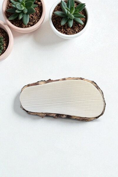 ALTUNTAŞ Ev İçi Peluş Tüylü Önü Kapalı Eva Taban Hediyelik Terlik Bej Leopar