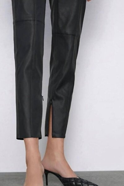 Fashiontayt LEGGINGS DIN PIELE CU FĂRĂ