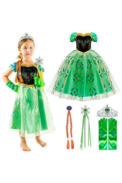 Other Costum Anna Frozen pentru carnaval, brad de Crăciun, costum de Sfântul Andrei, mărimea 142