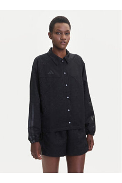 adidas Women's Transition Jacket Multicolor SPORTSWEAR-JL7647 BLACK