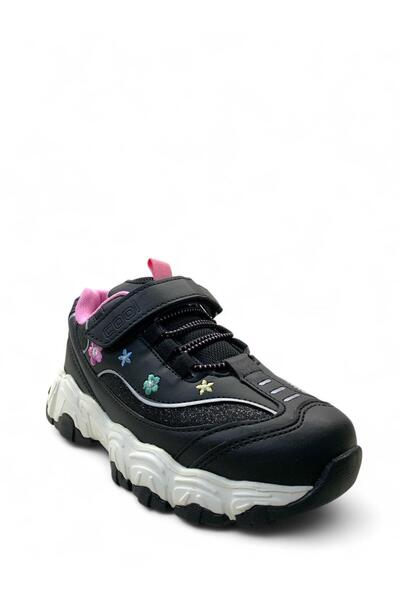 Cool Bella Orthopedic Girl's Black Comfortable Sneaker