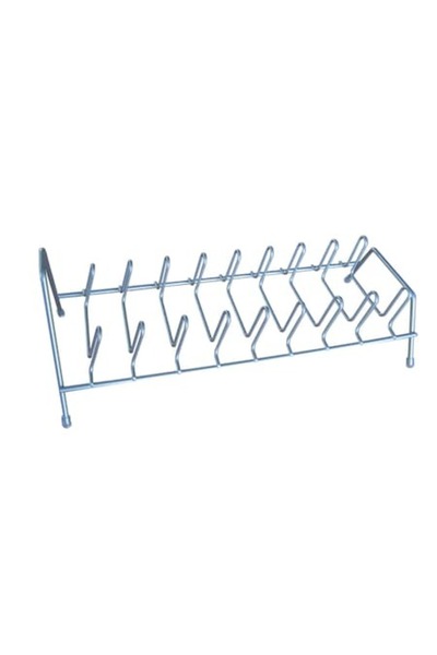 OEM Suport pentru capac de oală, metal vopsit, 33 x 15 x 12 cm, gri