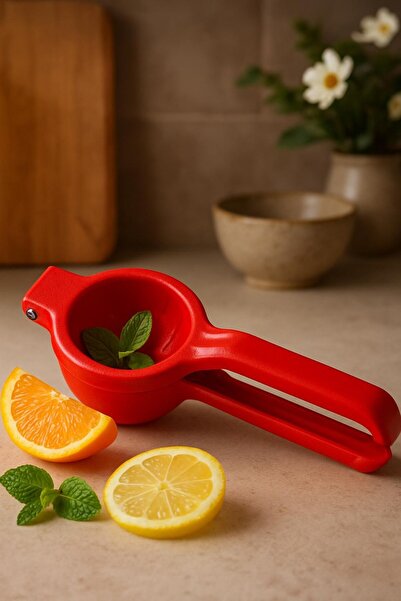 Arma House Red Large Size Durable Cast Iron Lemon Squeezer & Citrus Juicer