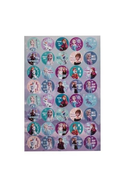 SHOPIENS Set Autocolante Recompensa Frozen 80 Bucati Pentru Copii Scoala Lect...