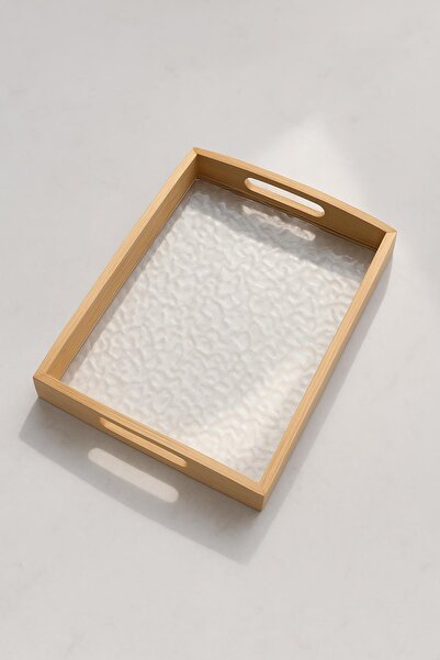 EWs Medium Size Bamboo Rectangular Serving Tray 25×37 cm
