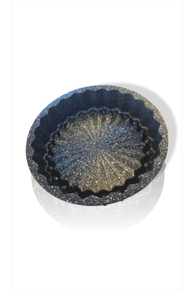 M3DECORİUM Metal Cast Injection Granite Coating Tart Pie Pastry Mold Suitable for Large Professional Household Ovens