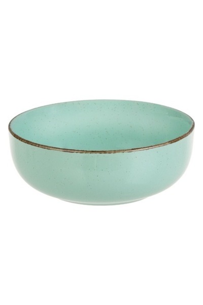 SHOPIENS Bol, Shopiens, Porcelain, Mint Green, Nordic Style, 680ml, Ø15.5cm