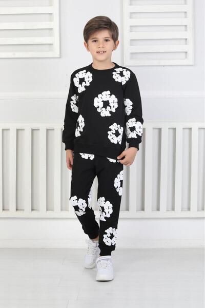 ESKİŞEHİR YUMURCAK Boy's Printed Tracksuit Set