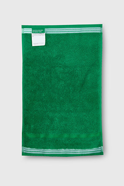 Benetton Home 5 Pieces Bath Towel Hand Face Body Dark Green 100% Cotton 30X50 cm Face Towel