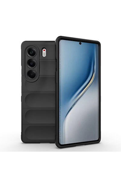 Ahlttiba Compatible Case for Tecno Camon 40 Pro Flexible Tpu Hollowed Out Back Surface Design Ethnic Silicone Cover